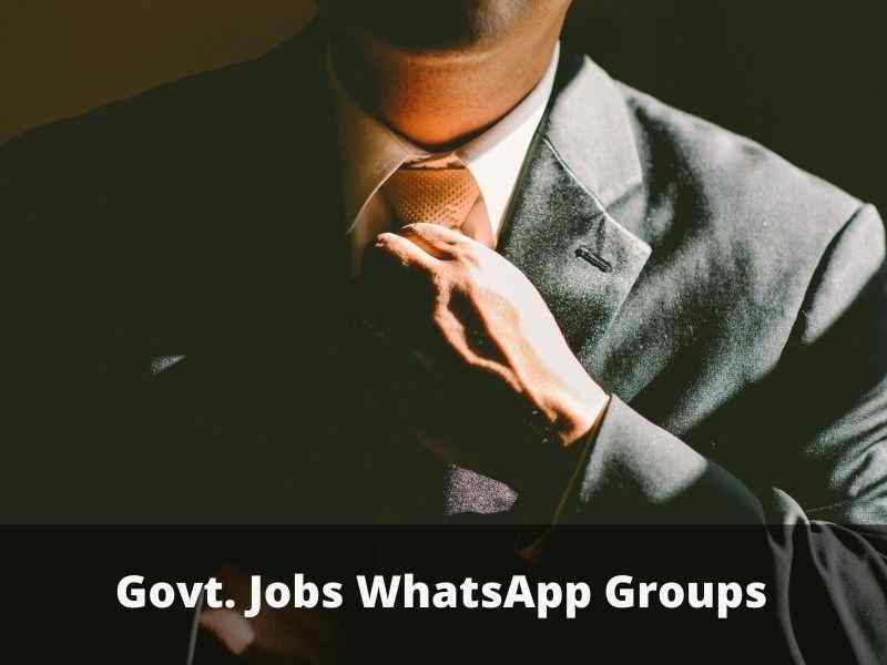 Govt. Jobs WhatsApp Group Links